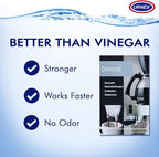 Urnex Dezcal Home Activated Descaler For Home Coffee & Espresso Equipt 2 boxes, each containing 4 (1 oz Packets)