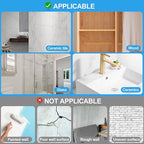 Large Adhesive Hooks for Hanging Heavy Duty Wall Hooks Self Adhesive Towel Coat Hooks Waterproof Transparent Hook for Bathroom Shower Kitchen Keys Door Outdoor Home Improvement Utility Hook 12 Pack