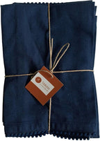 Kitchen Towels Dish Towels for Kitchen Tea Towels for Kitchen Bar Towels for Cloth Towels dishcloths - Solid 18"x28" Pack of 6 (Dark Navy, Pack of 6)