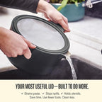 Alva Neat 5-Piece Nesting Cookware Set – Stackable Nonstick Pots & Pans with Universal Lids, Space-Saving Design for Apartments, RVs & Compact Storage - Save 50% Cabinet Space