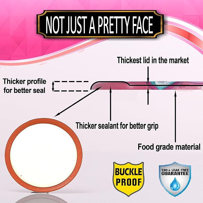 Supa Ant Thickest Canning Lids Regular Mouth (50 Pieces) Food Grade Tin - Can Lids for Canned Food - Buckle Proof & Rust Proof Lid for Canning Kit for Regular Mouth Mason Jars (Lush) Canning Supplies