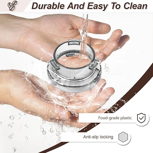 54mm Dosing Funnel Compatible with Breville Barista and Bambino Espresso Machines, Espresso Dosing Tools No Coffee Grounds Spill Over