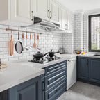 ROTHLEY 39.4 Inch Stainless Steel Wall Mounted Hanging Pot and Pan Rack with Adjustable S Hooks, Antique Copper