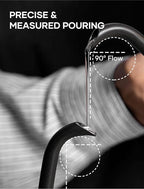 Electric Kettle, Gooseneck Electric Kettle, ±1℉ Temperature Control, Stainless Steel Inner, Quick Heating, for Pour Over Coffee, Brew Tea, Boil Hot Water, 1500W/0.9L Dark Gray