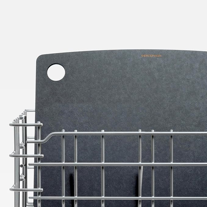 Epicurean Kitchen Series Cutting Board, 8-Inch × 6-Inch, Slate