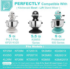 Wire Whip for KitchenAid Stand Mixer, airkitrep KN256 Stainless Steel Whisk Attachment, 6 Wire Whip Attachment Fits for Kitchen Aid 5-6 Quart Bowl-Lift Mixer, KP26, KD26, Pro 6500 Series Mixer