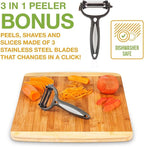 Fat Separator With Bottom Release, 4 Cup Gravy Separator for Cooking with Oil Strainer, Kitchen Gadgets Grease Separator Packaged with a 3-in-1 Multifunctional Peeler (Green)