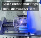 Ackers Etching Scale Measuring Glass V-Shaped Spout Made of High Borosilicate Glass Measuring for Kitchen or Restaurant, Easy to Read,60ML (2 Oz) 丨(2 Pack)