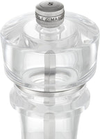 Cole & Mason London Refillable Spice Mill - Kitchen & Home Accessory - Table Salt Grinder - Salt Mill with Ceramic Mechanism - 8", Acrylic