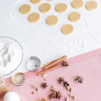 AMYONE Perforated Baking Mats, 2 PCS Pink Eclair Silicone Mat for Half Sheet, Non-Stick Reusable Oven Liners for Making Bread/Pizza/Pastry/Cookie 11 5/8" x 16 1/2", Sakura Pink