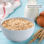 Homestockplus [Set of 6] Unbreakable Large Cereal Bowls,34 Oz Ramen Bowls BPA-Free Eco-Friendly Bowl Set for Cereal, Salad, Soup, Ramen,Oatmeal Apply to Kitchen, Dishwasher & Microwave Safe