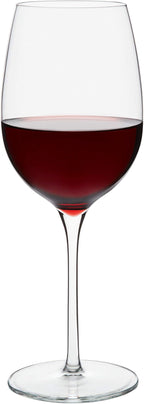 Libbey Signature Kentfield All Purpose Wine Glasses Set of 4, Red and White Long Stem Wine Glasses, Curvature Wine Glass Gift Set for All Occasions