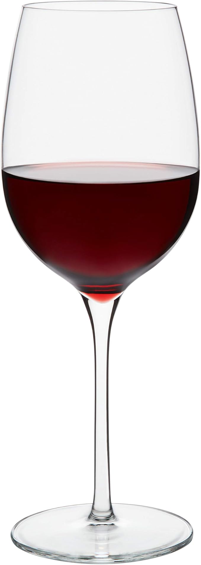 Libbey Signature Kentfield All Purpose Wine Glasses Set of 4, Red and White Long Stem Wine Glasses, Curvature Wine Glass Gift Set for All Occasions