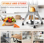 Commercial Vegetable Chopper Dicer w/3 Replacement Blades Onion Dicer Commercial Heavy Duty Vegetable Fruit Chopper Stainless Steel French Fry Cutter