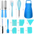 Cake Decorating Tools Supplies Kit - 368Pcs Baking Supplies with Storage Case for Beginners - Icing Piping Bags and Tips Set For Cookies, Cupcake & Cake Frosting Fondant Decorating