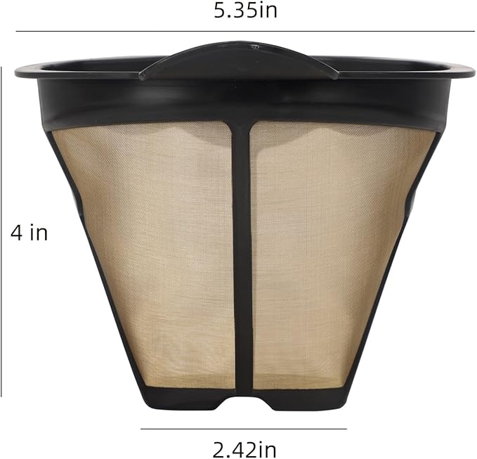 Replacement Parts Cone Reusable Coffee Permanent Filters Compatible with Ninja Coffee Maker CM300 CM305 CM360 CM371 CM400