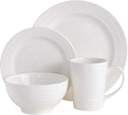 Gibson - 102504.16RM Gibson Home Amelia Court 16 Piece Dinnerware Set, White