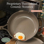 Our Place Mini Always Pan 2.0-8.5” (1.2 Qt) Nonstick, Toxin-Free Ceramic Cookware | Patented 10-in-1 Aluminum Frying & Sauté Pan | Safe for Oven, Induction & All Cooktops up to 450°F | Spice