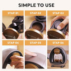 MINI Q 2-in-1 Single Serve Coffee Maker - Brew K-Cups or Ground Coffee (4-8 oz) - Compact Americano Coffee Brewer with Reusable Filter (Grey)