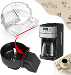 DGB-500GLID Grinder Lid for Cuisinart Coffee Grinder Clear Grinder Assembly Lid Replacement Parts for Cuisinart Grind and Brew Coffee Maker Models DGB-475,DGB-475BK,DGB-500,DGB-500BK,DGB-600,DGB-600BC