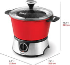 Starfrit The Rock Electric Fondue 13PC Set - 3L - Nestable Components - Quick Release Magnetic Cord - 1500W