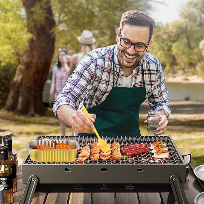 LNYZQUS 1lb Small Foil Pans With PP Lids 50 Pack, 16oz Heavy Duty Aluminum Leftover Containers Holders,Disposable Baking Tins To Go Containers For Cooking Heating Storing Meal Prep