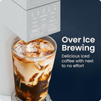 Chefman Caffeinator Single Serve Coffee Maker, Brew Kcups & Grounds, Drip Coffee Machine with Brew Strength Settings, Iced Coffee Function, 48 oz. Removable Water Reservoir