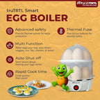 4 in 1 electric egg cooker | Boils upto 14 eggs | Poacher | Omelet maker | Vegetable steamer, dumpling & More | Marble
