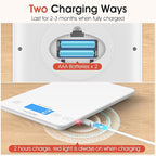 KOIOS Kitchen Scale, 33lb/15kg Digital Food Scales Weight in Grams and Ounces for Cooking Baking, 1g/0.1oz Precise Graduation, Batteries and Type-C Charging, Tare Function, LCD Display, White