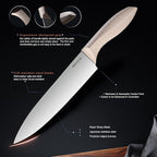 RAXCO Utensil Sets,18-Piece Knifes and cutting board,Silicone Cooking Tools and Kitchen Accessories,Straw