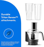 nutribullet® Ultra Plus+ 3-1 Compact Kitchen System, 1200W Kitchen System with Blender, Food Processor, and Coffee and Spice Grinder, 32oz and 24oz Blending Cups, 2-Cup Food Processor, Satin Black