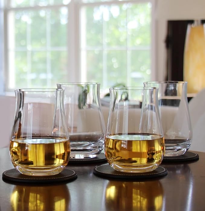 Ravenscroft Crystal | 5-piece European-Made Hand-blown Decanter Gift Set | 47.5 Fl Oz Decanter | 13.5 Fl Oz Glasses | 100% Lead-Free Crystalline