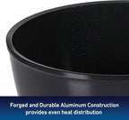 Oster Hawke 14 Piece Aluminum Premium PFA Free Ceramic Nonstick Blue Saphirre Pots and Pans Cookware Set W/Induction Base