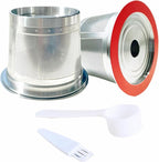 2 Pack Reusable K Cups for Keurig, Stainless Steel Reusable K Pods Coffee Filter, Refillable K Cups Compatible with Keurig 2.0 and 1.0 (2 Pack)