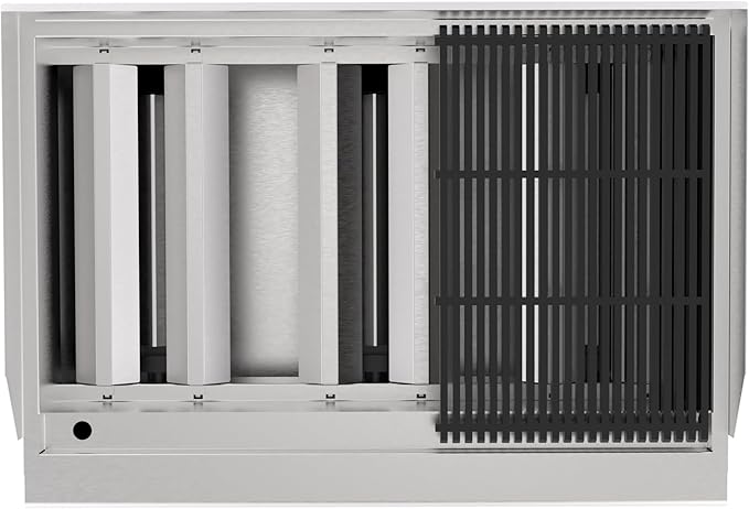36 Inch Commercial Gas Charbroiler, Stainless Steel Countertop Grill with 3 Burners 84000 BTU, Heavy Duty Restaurant BBQ Broiler, Natural Gas/Propane, Cast Iron Grates