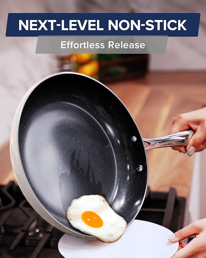 Nuwave Lux 13-Piece Premium Cookware Collection, Next-Generation G11 Duralon Blue Ceramic Nonstick, Ultra Durable, PFAS-Free, Lightweight & Works on All Cooktops