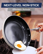 Nuwave Lux 13-Piece Premium Cookware Collection, Next-Generation G11 Duralon Blue Ceramic Nonstick, Ultra Durable, PFAS-Free, Lightweight & Works on All Cooktops