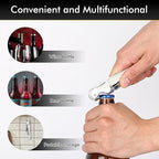Professional Waiter Corkscrew Wine Openers Set, Heavy Duty Stainless Steel Hinges Wine Key for Restaurant Waiters, Sommelier, Bartenders