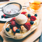 HARIO HGZO-1812 Heat-Resistant Glass Gratin Dish, Set of 2, Made in Japan