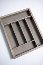 Knork Storage Tray/Flatware Organizer, large, Weathered Gray