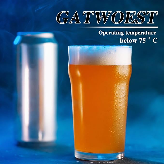 20 oz Beer Glasses Set of 4- Easy to Stack & Lead-Free Classic British Pint Glasses Large Pub Craft Beer Glass for IPA, Pilsner,Clear Tall Glass Cups Great Beer Gifts for Men-Dishwasher Safe