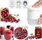 Cherry Pitter Tool Pit Remover, Multiple Cherry Seed Remover, 7 Holes Cherry Stoner Pitter Quick Release, Multiple Cherry Pit Remover Cherries Jam