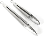 Martha Stewart Richburn 2pc (12" & 9") Tongs Set - Stainless Steel