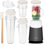 Tribest II Ready Personal Blender with Mason Jar Mug, One-Size, Gray
