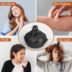 Wood Stove Steamer & Woodstove Steamer Stove Humidifier Cast Iron, 2.3 Quart Round Fireplace Humidifier & Simmer Pots with Heart-shaped Vent At The Top Covers (Round-1)