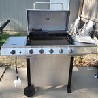 Full-Size Griddle Inserts for Charbroil Performance 5-Burner, Flat Top Griddle for Charbroil Grill 463450022 463451022 463448021 463449021 463455021 463458021, Replace for G426-0004-W1 G426-0005-W1