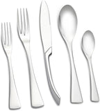 20-Piece Silverware Set for 4, Stainless Steel Flatware Set Food-Grade Silverware Cutlery Set, Include Knife/Fork/Spoon, Mirror Polished, Dishwasher Safe