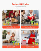 VEVOR Canning Supplies Starter Kit, 11 Pieces Stainless Steel Water Bath Canning Kit for Beginners, Canning Tools Set: Pot, Rack, Lid, Ladle, Funnel, Tongs, Jar Lifter, Wrench, Measuring Cup