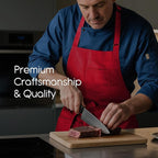 Unisex Apron with Pockets for Cooking, Salon & Art - 100% Cotton Adult Kitchen, Chef, Stylist Apron