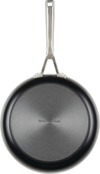 KitchenAid Hard Anodized Ceramic 9-Piece Nonstick Cookware Set – Includes Fry Pans, Saucepan, Stockpot, Durable, Even Heating, Oven Safe to 500°F, Matte Black